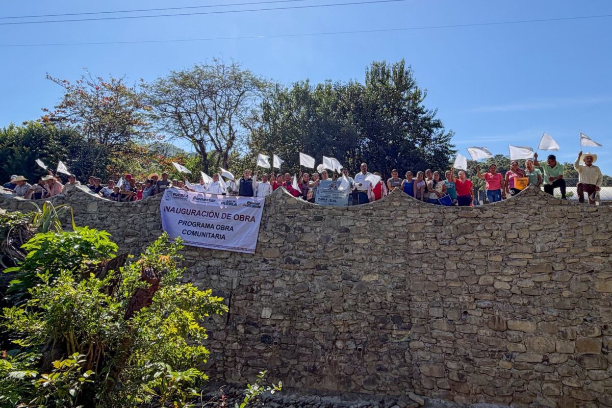 INAUGURAN OBRAS COMUNITARIAS EN PANTEPEC