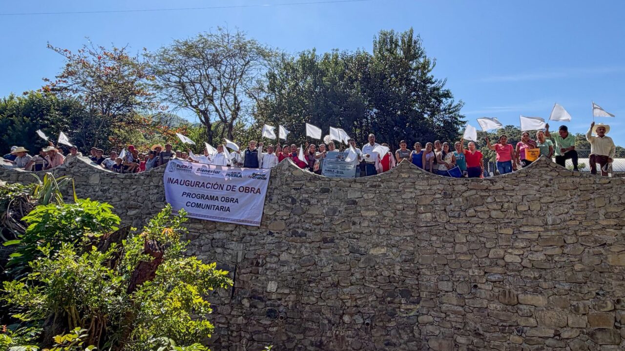 INAUGURAN OBRAS COMUNITARIAS EN PANTEPEC