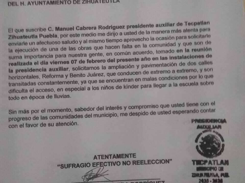 OLVIDA PETRA MORALES A TECPATLÁN; POBLADORES ESTÁN HARTOS